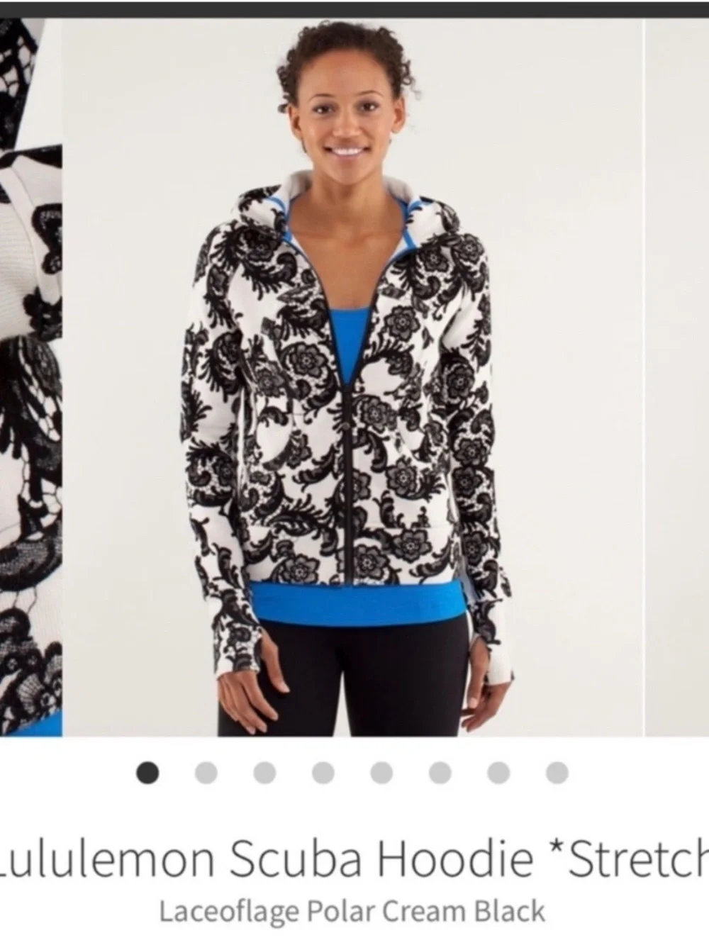Lululemon Scuba stretch 4 Laceoflage Polar White